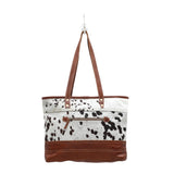Combined Leather & Hairon Bag