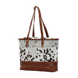Combined Leather & Hairon Bag