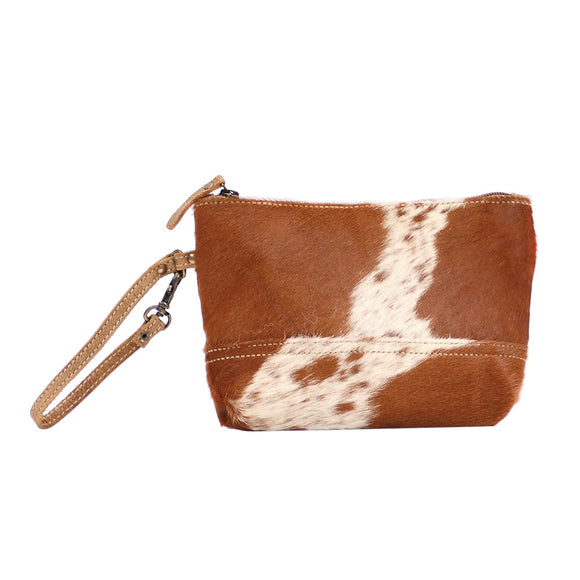 Snowy & Cocoa Hairon Pouch